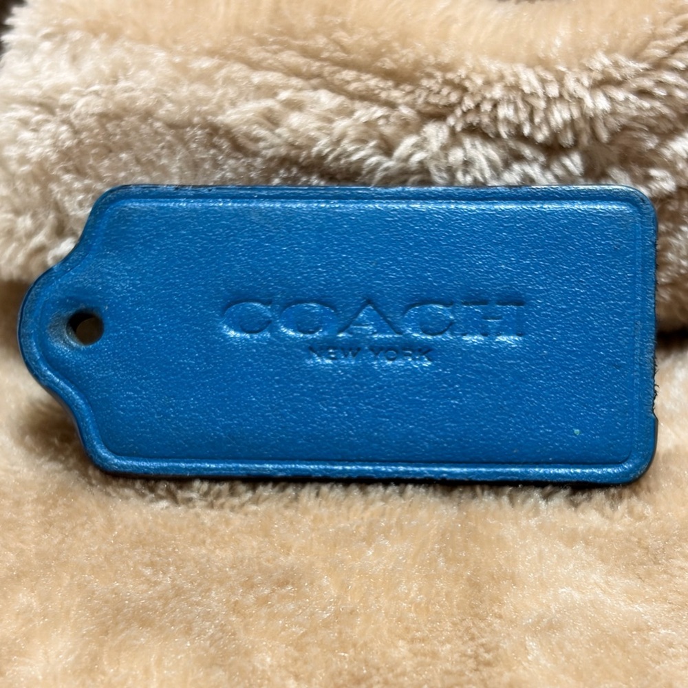 COACH Blue Leather Tag